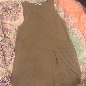 Olive green boutique tank.